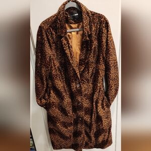 FASHION NOVA EUC Leopard Jacket Size 2xl